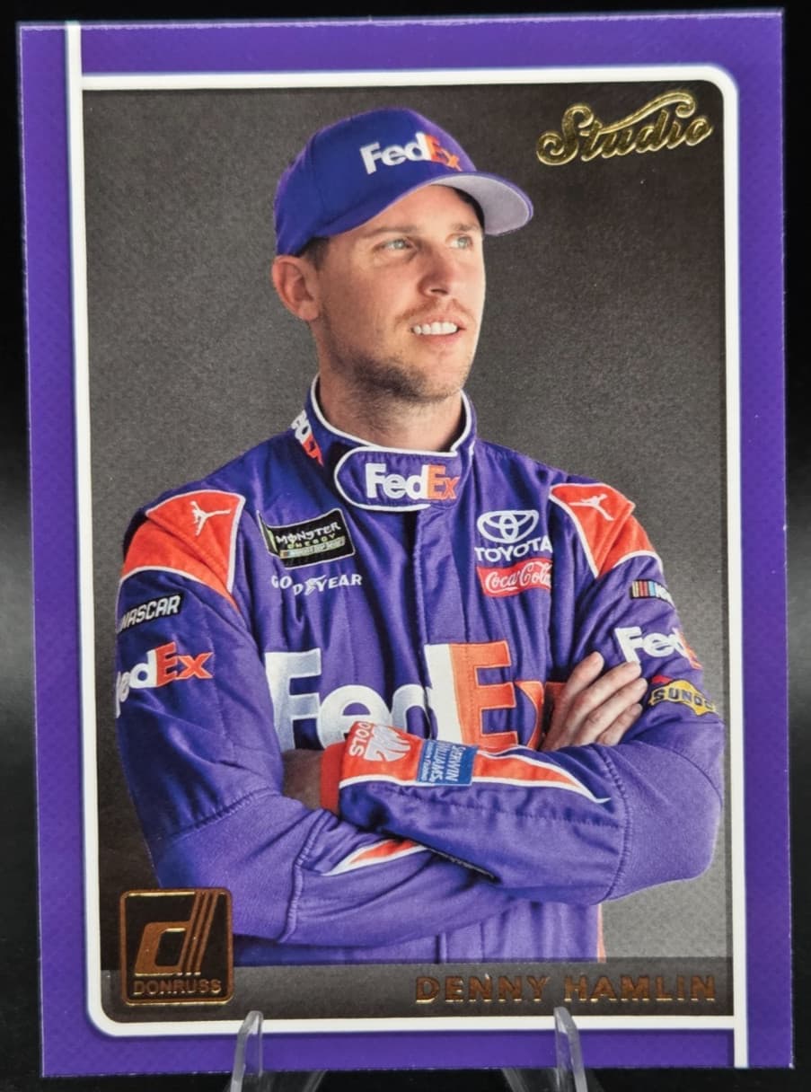 Denny Hamlin Studio 2018 Donruss