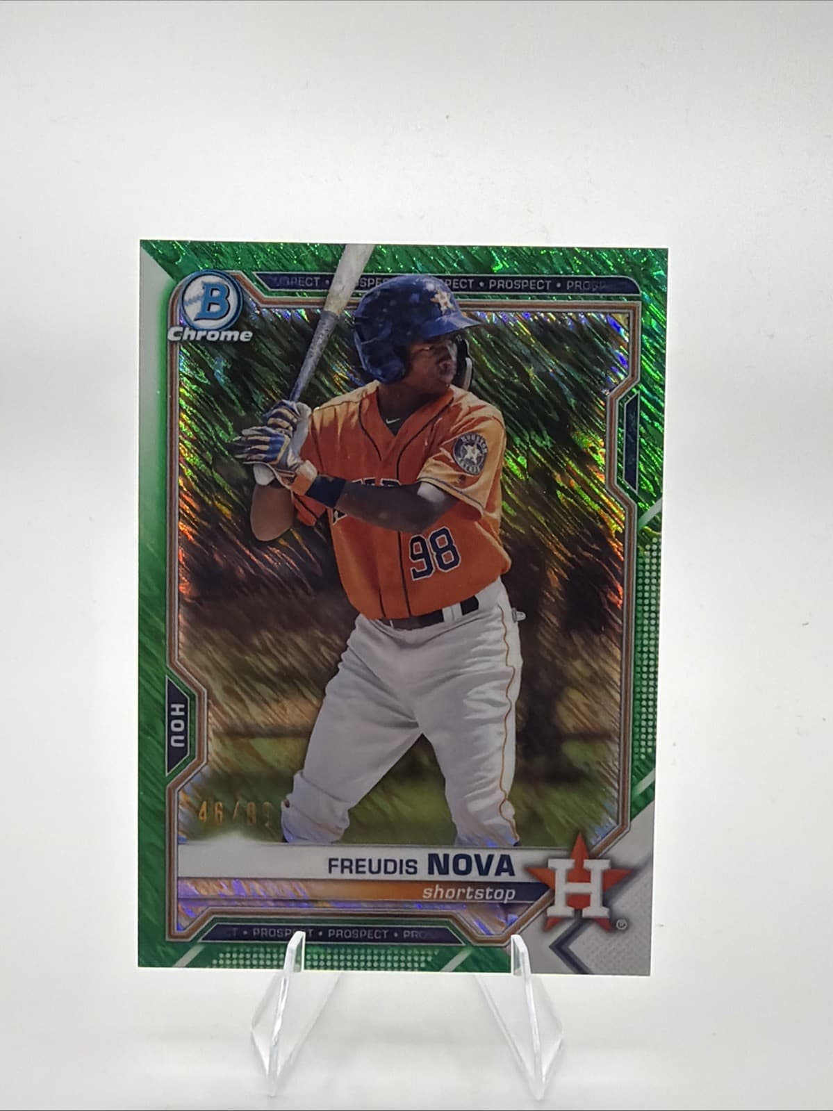 Freudis Nova Green 2021 Bowman Chrome 2021 Bowman Chrome