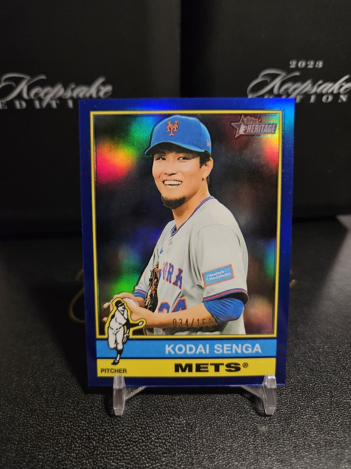 Kodai Senga Blue 2025 Topps Heritage 2025 Topps Heritage