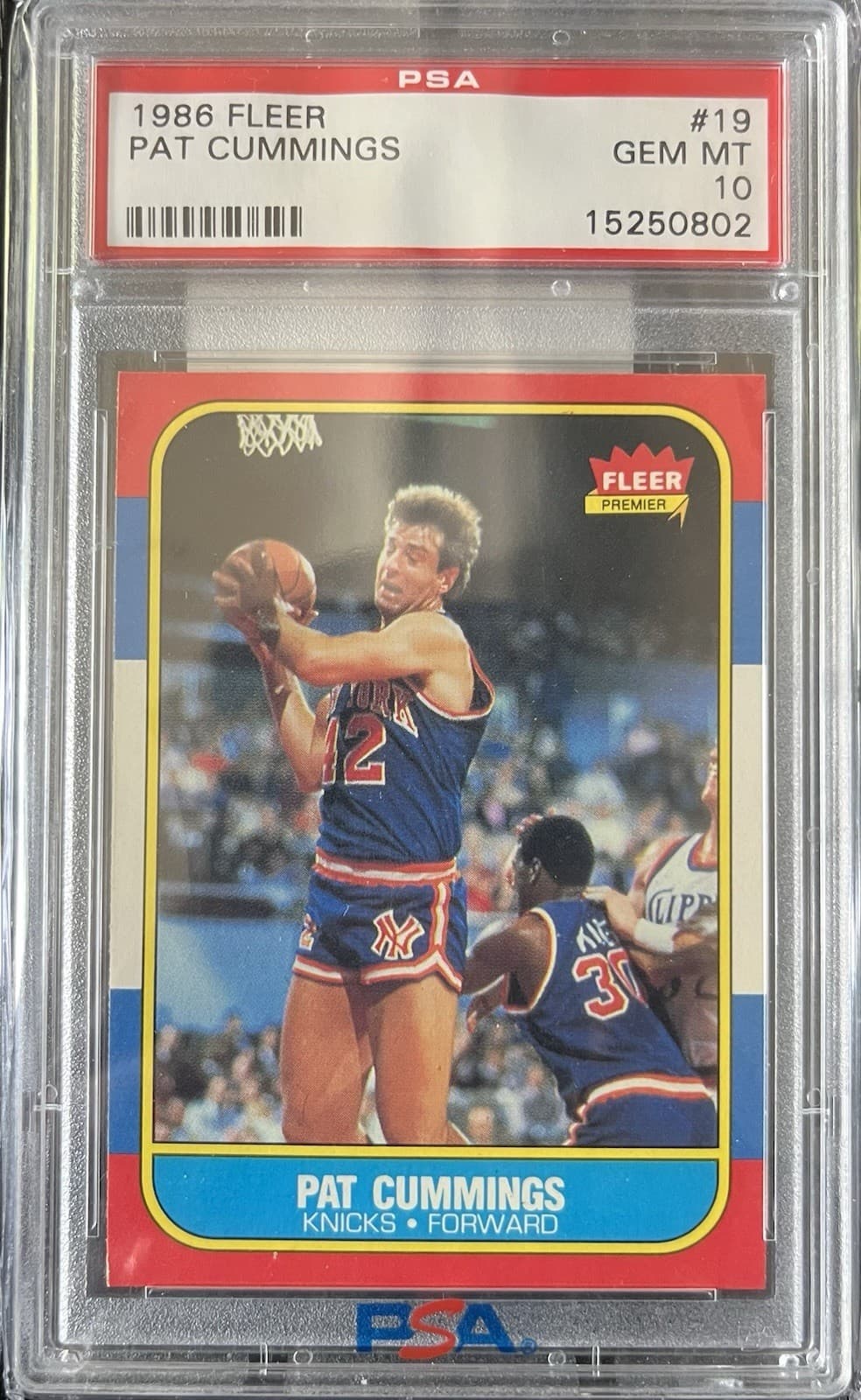 Basketball Pat Cummings 1986 Fleer 1986 Fleer