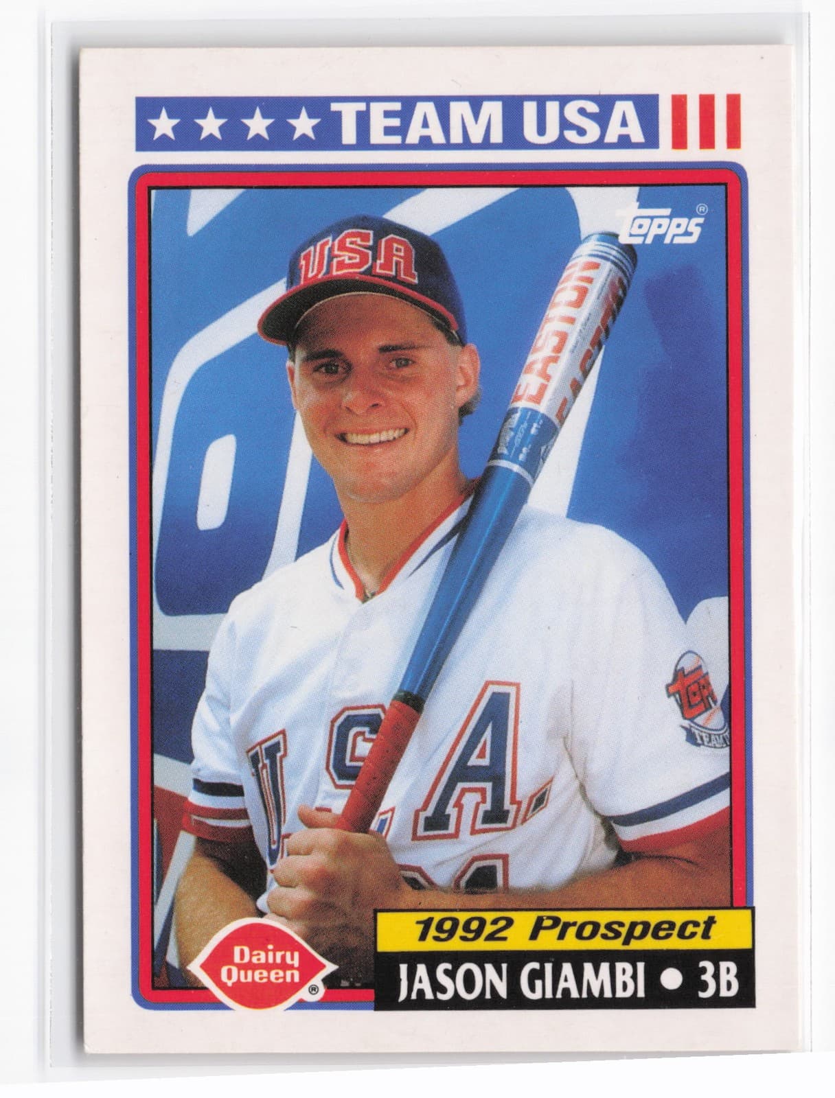 Jason Giambi Dairy 1992 Topps 1992 Topps