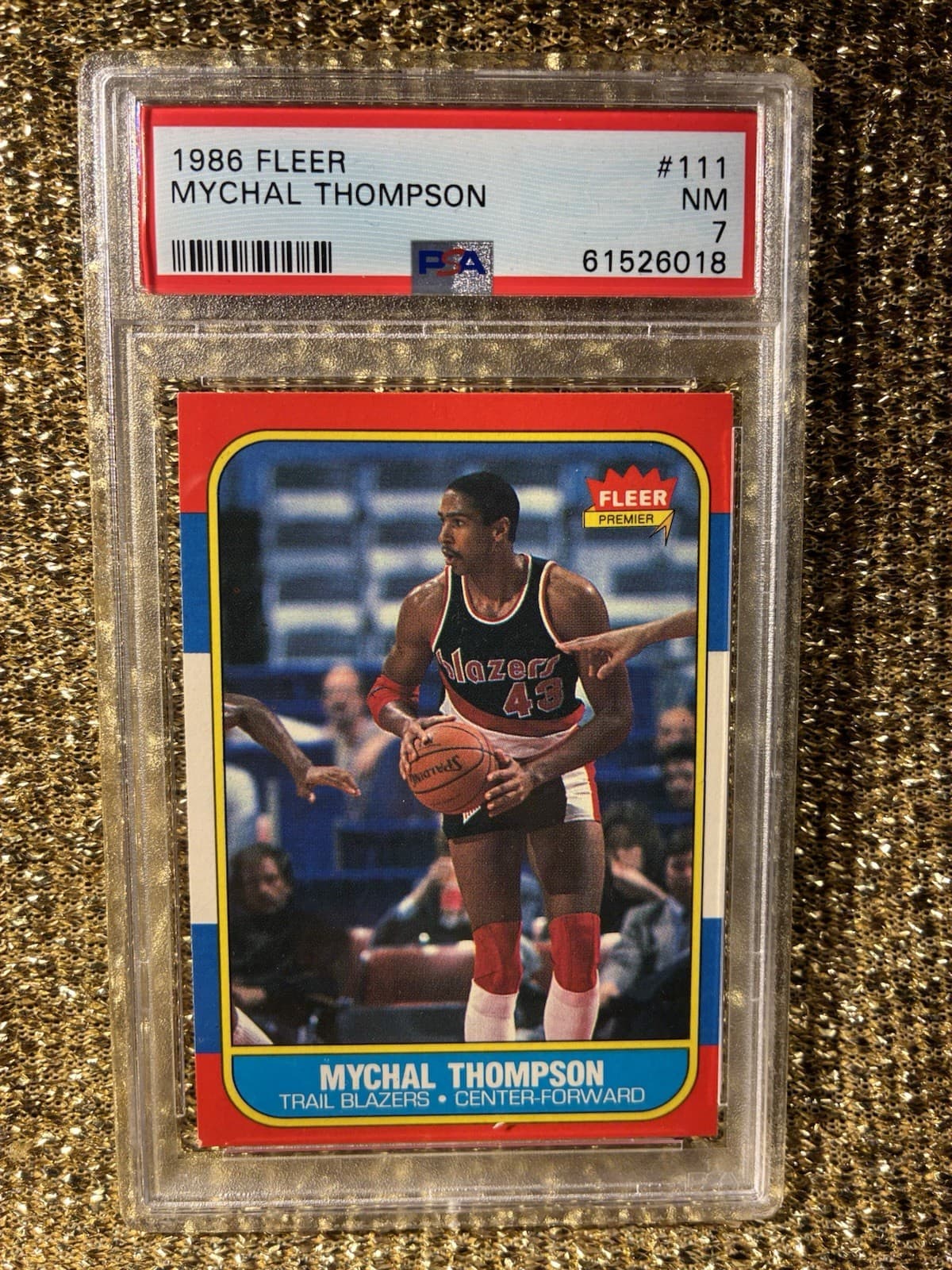 Mychal Thompson 1986 Fleer 1986 Fleer