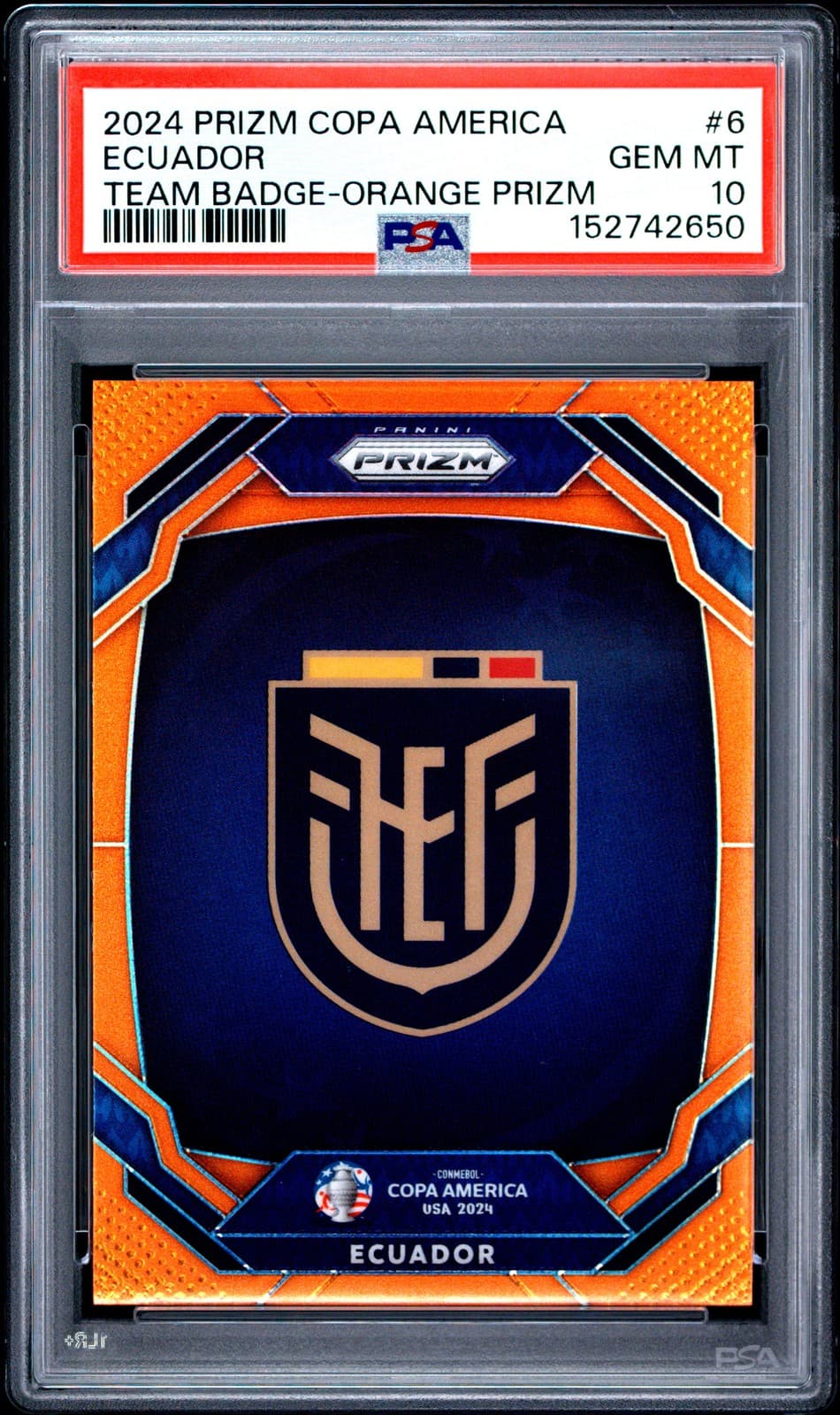 CONMEBOL COPA AMERICA TEAM BAD 2024 Panini Prizm 2024 Panini Prizm