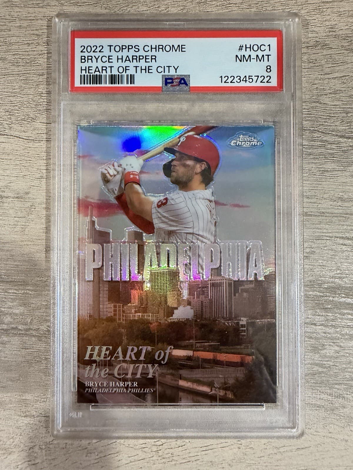 Bryce Harper Heart 2022 Topps Chrome 2022 Topps Chrome