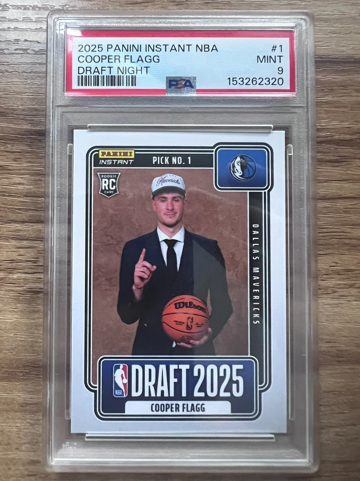 INSTANT NBA DRAFT NIGHT COOPER 2025 Panini