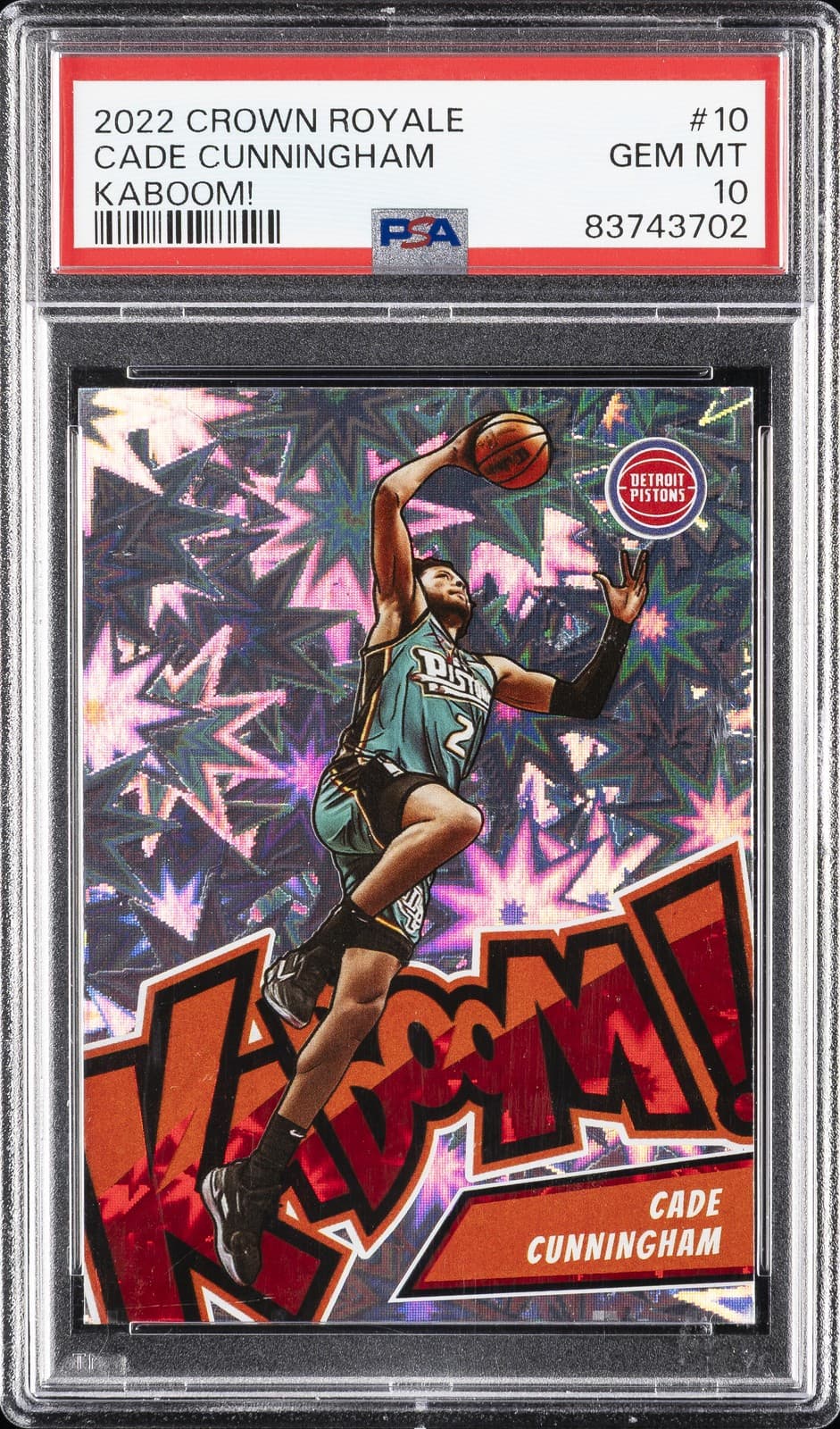 Cade Cunningham 2022 panini Panini Crown Royale