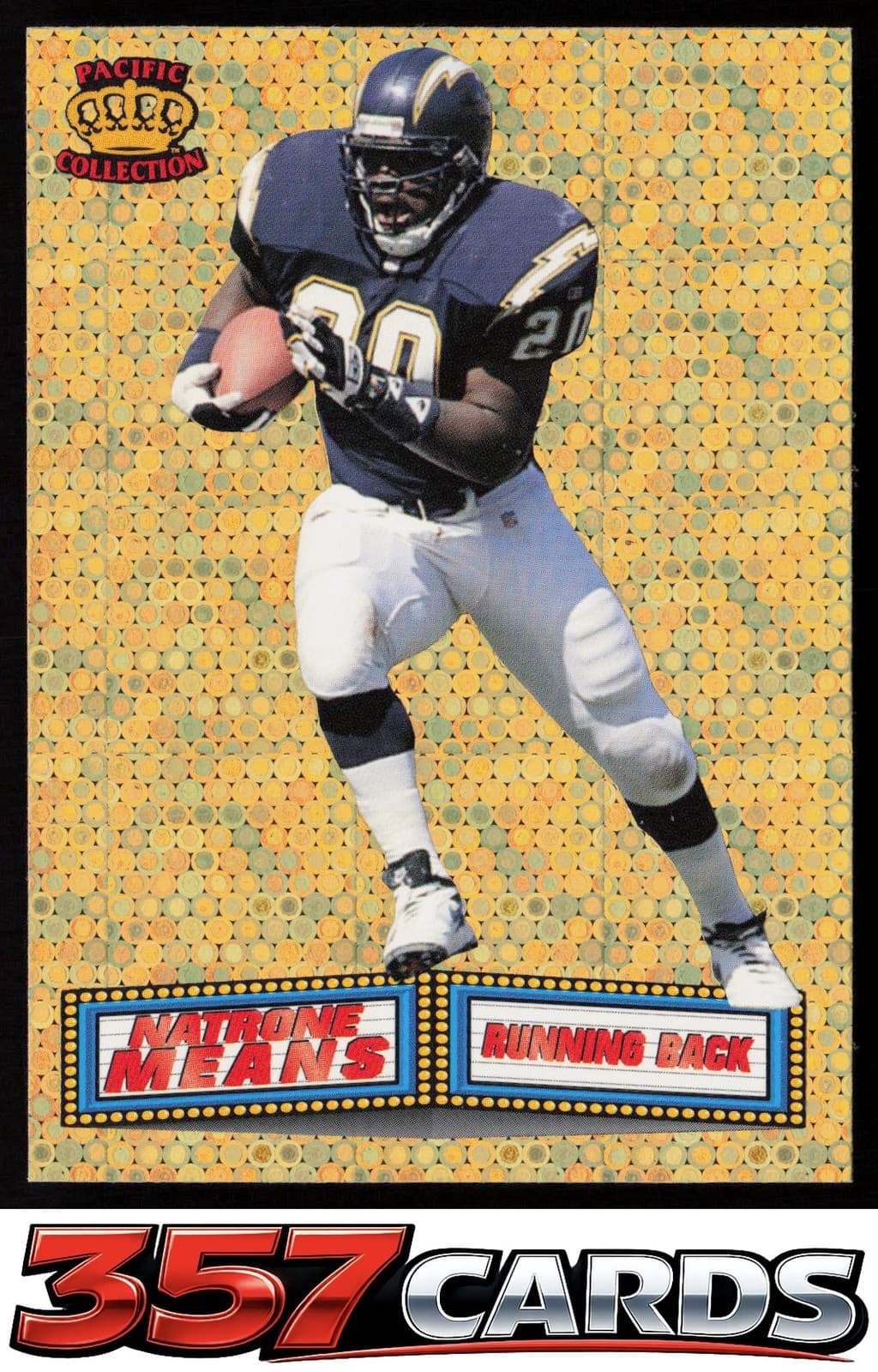 Football Natrone Means 1994 Pacific