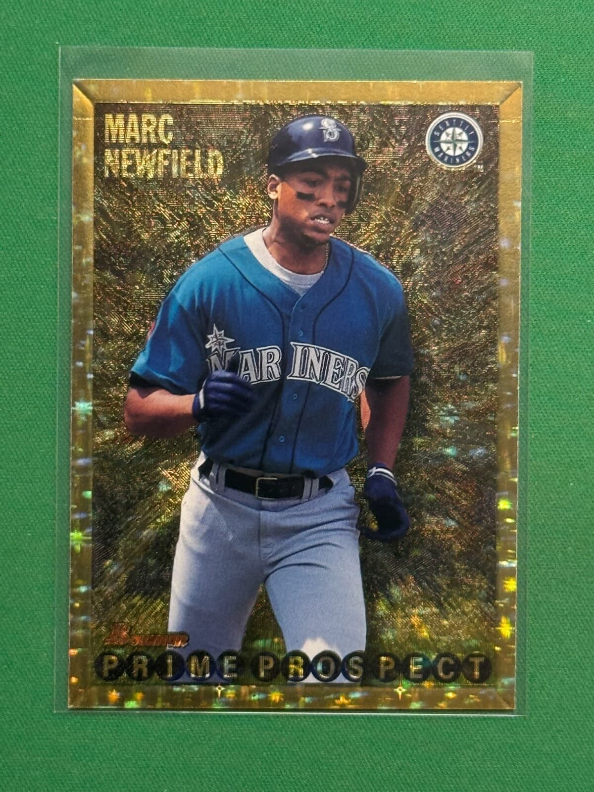 Baseball Marc Newfield 1995 Bowman