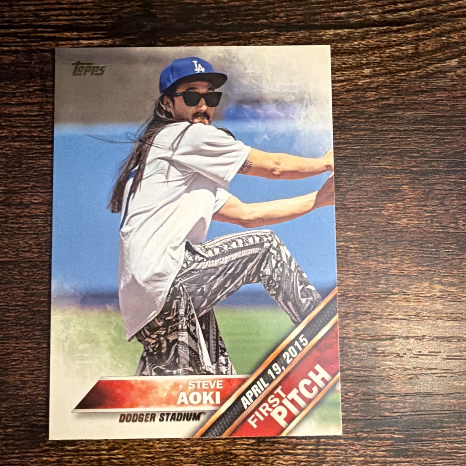 First Pitch Steve 2016 Topps