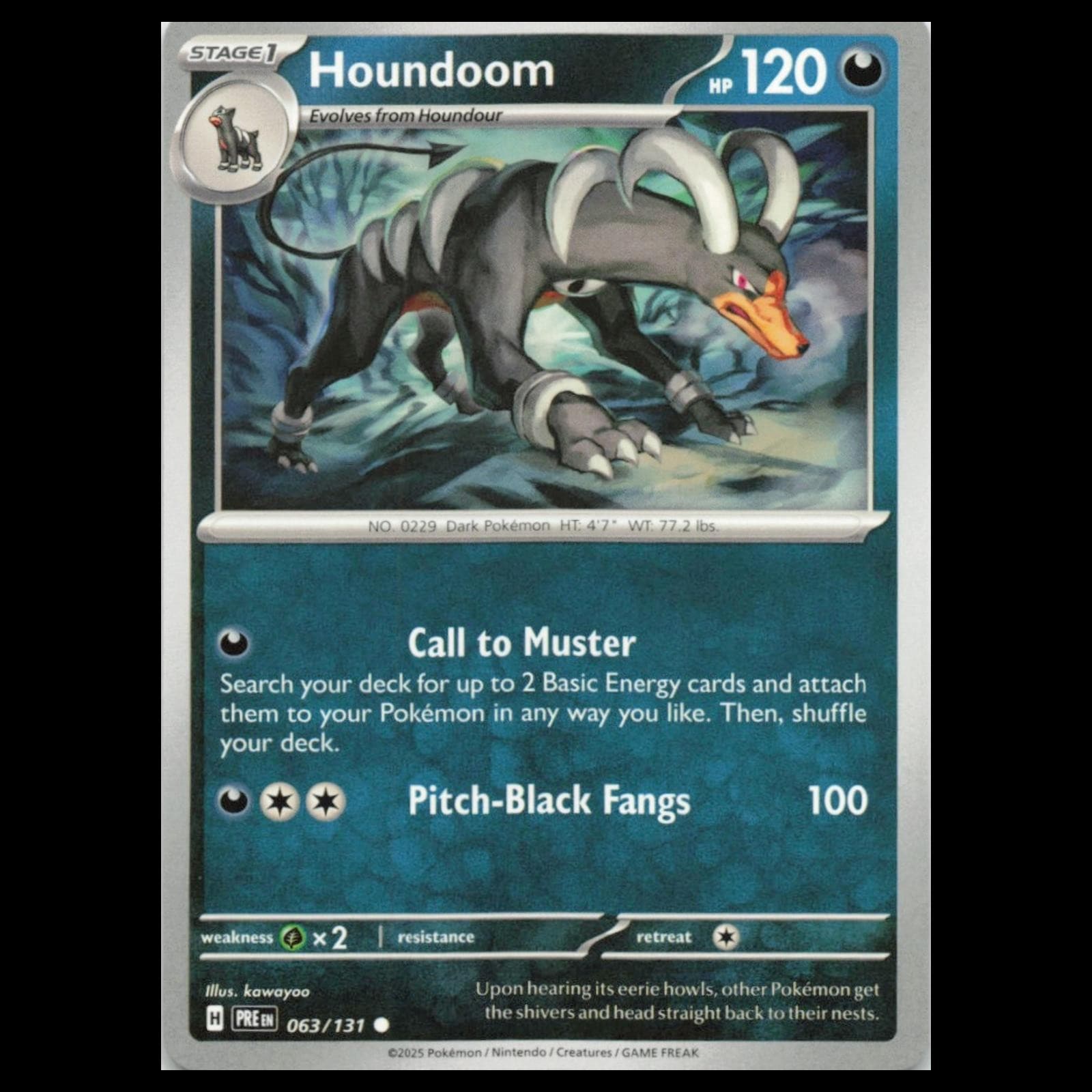 Houndoom Scarlet 2025 Unknown 2025 Unknown