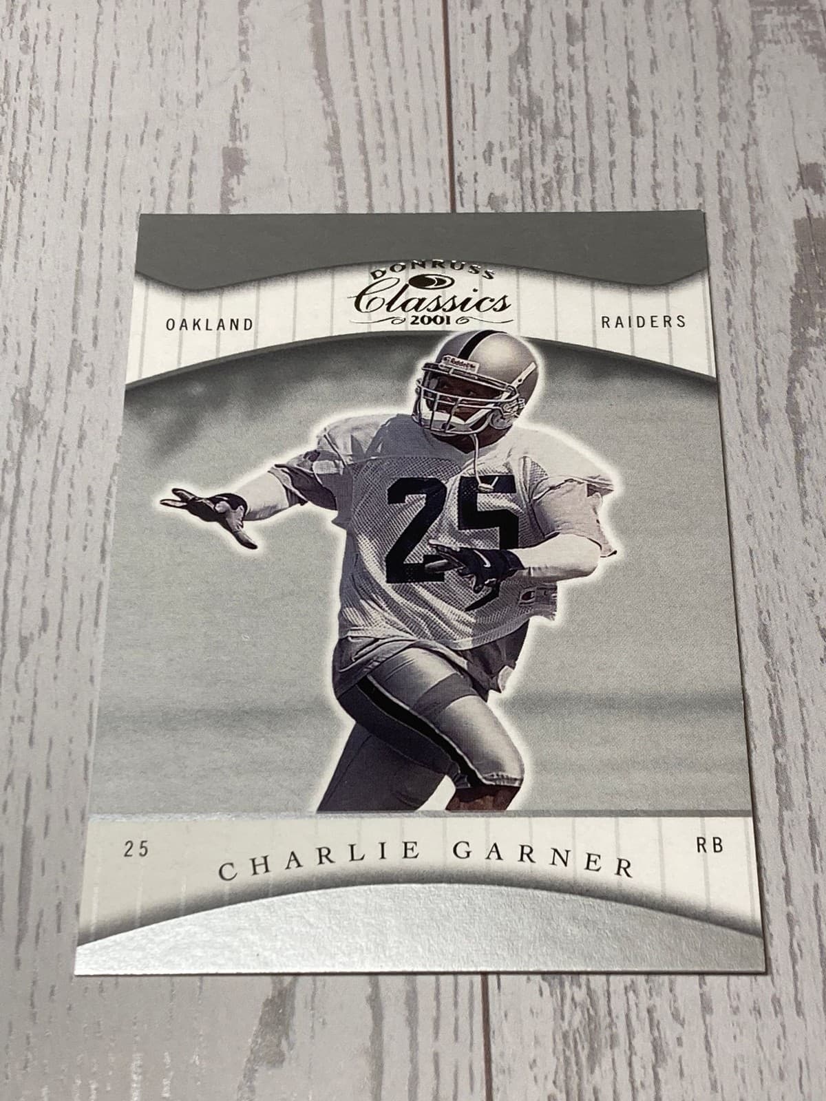 Classics Charlie Garner 2001 Donruss 2001 Donruss