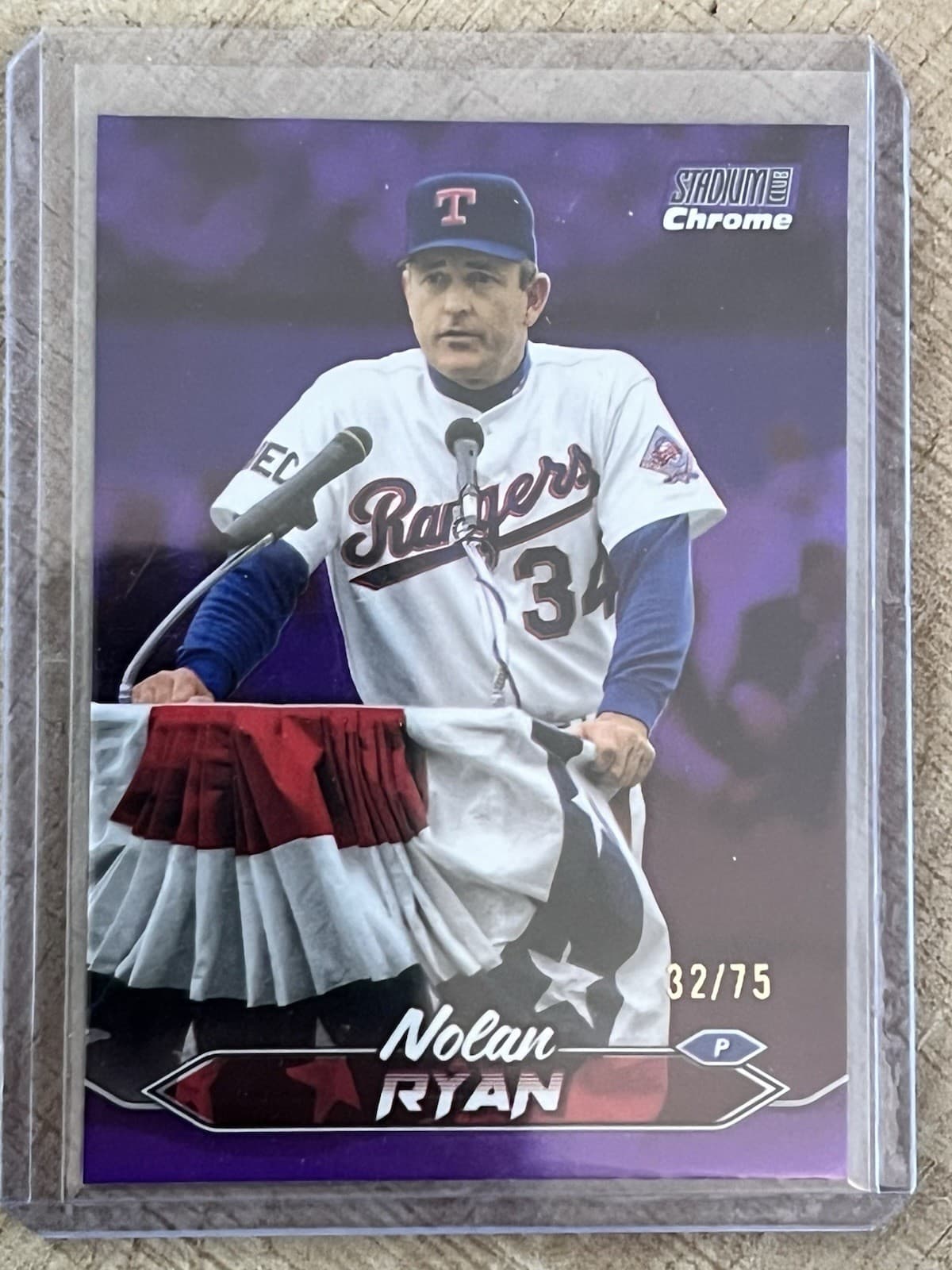 Nolan Ryan Purple 2024 Topps Stadium Club 2024 Topps Stadium Club