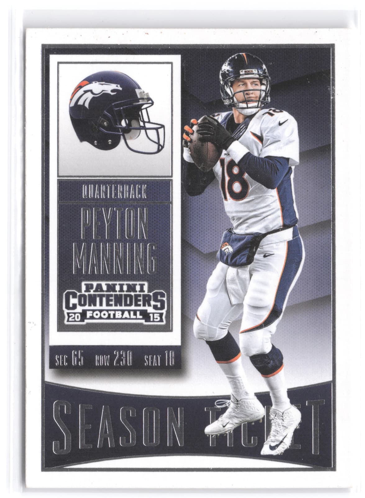 Peyton Manning 2015 Panini Contenders