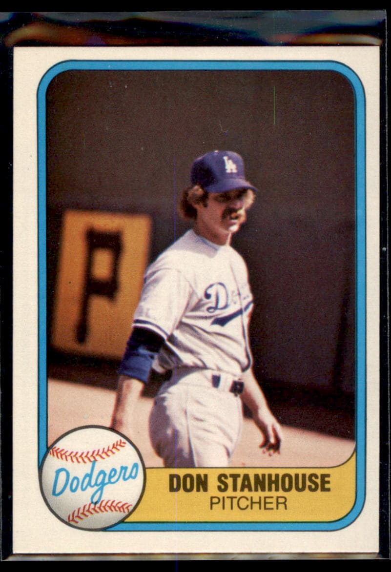 Don Stanhouse Los 1981 Fleer 1981 Fleer