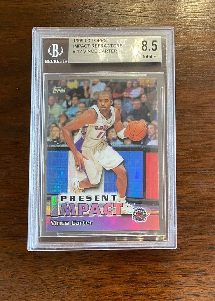 Present Impact Vince 1999 Topps 1999 Topps refractor