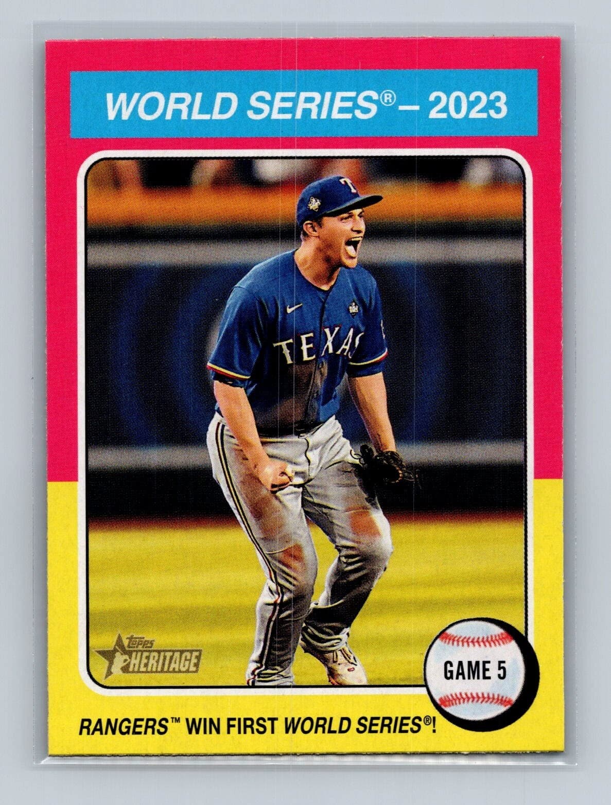 World Series Game 2024 Topps Heritage