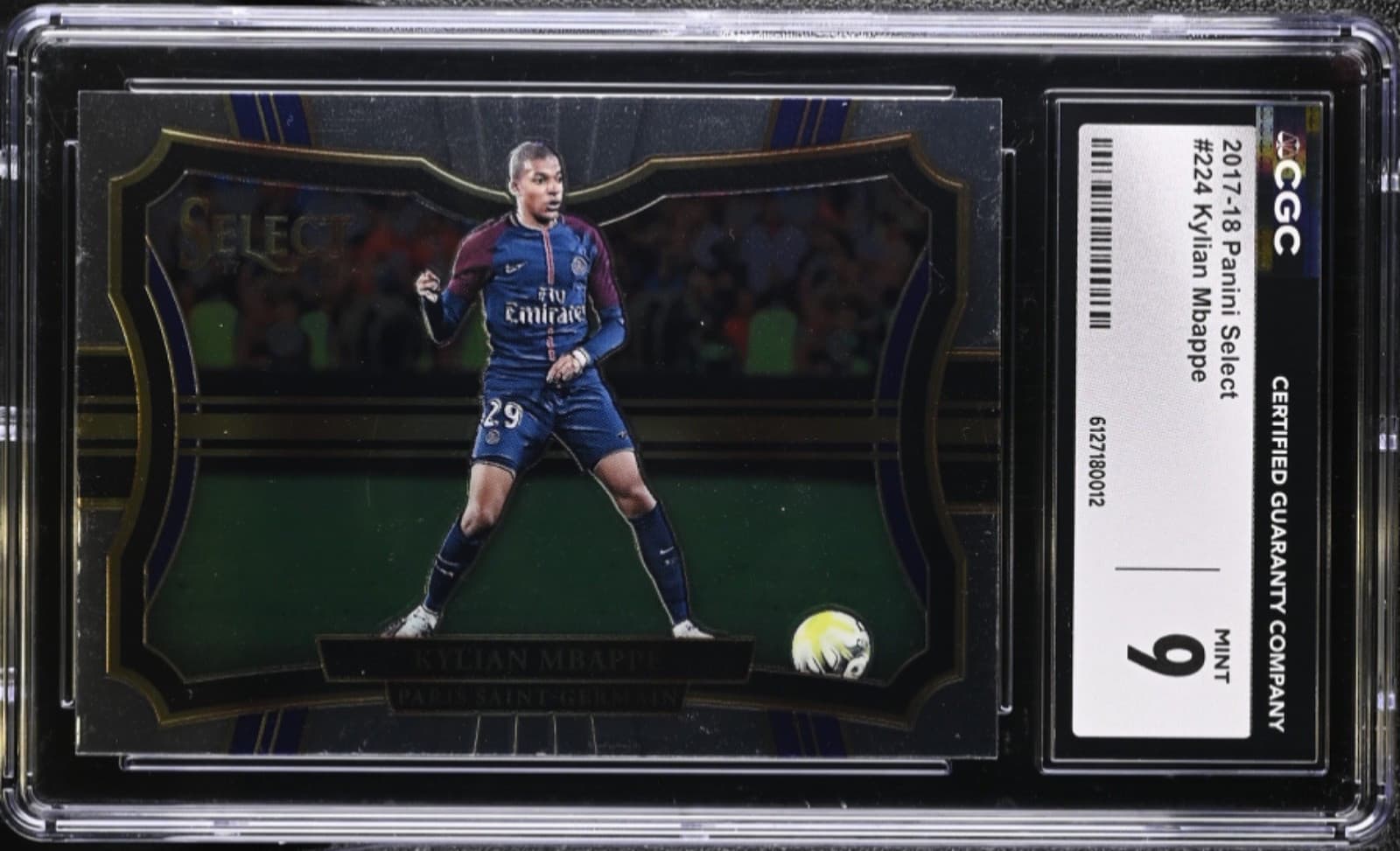 Kylian Mbappe 2017 panini