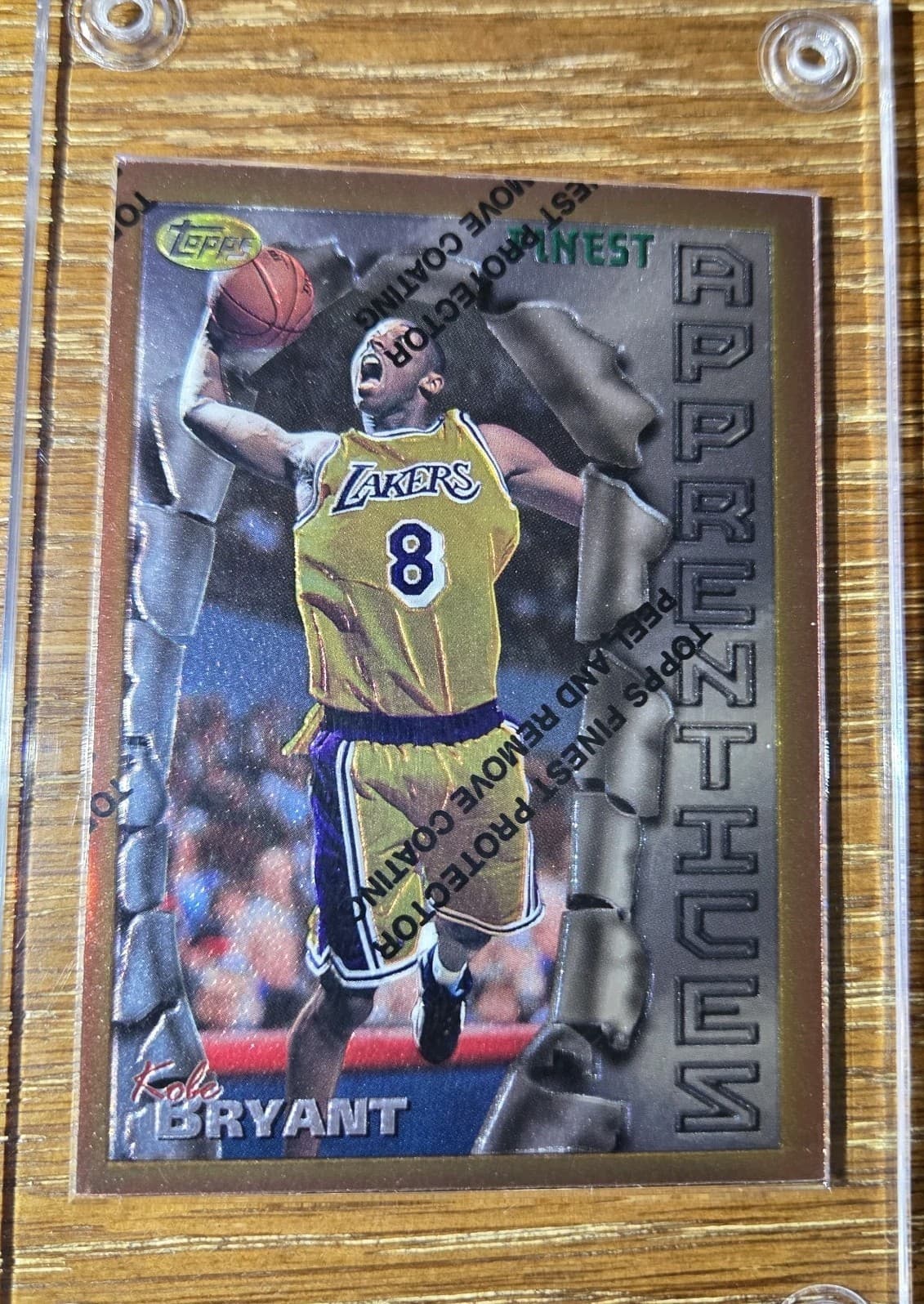 Kobe Bryant Apprentices 1996 Topps Finest
