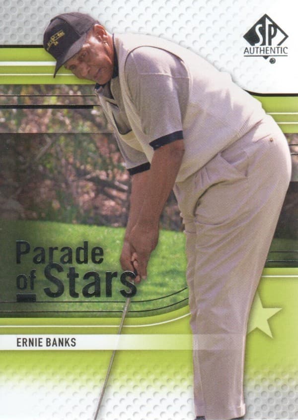 Authentic Ernie Banks #57