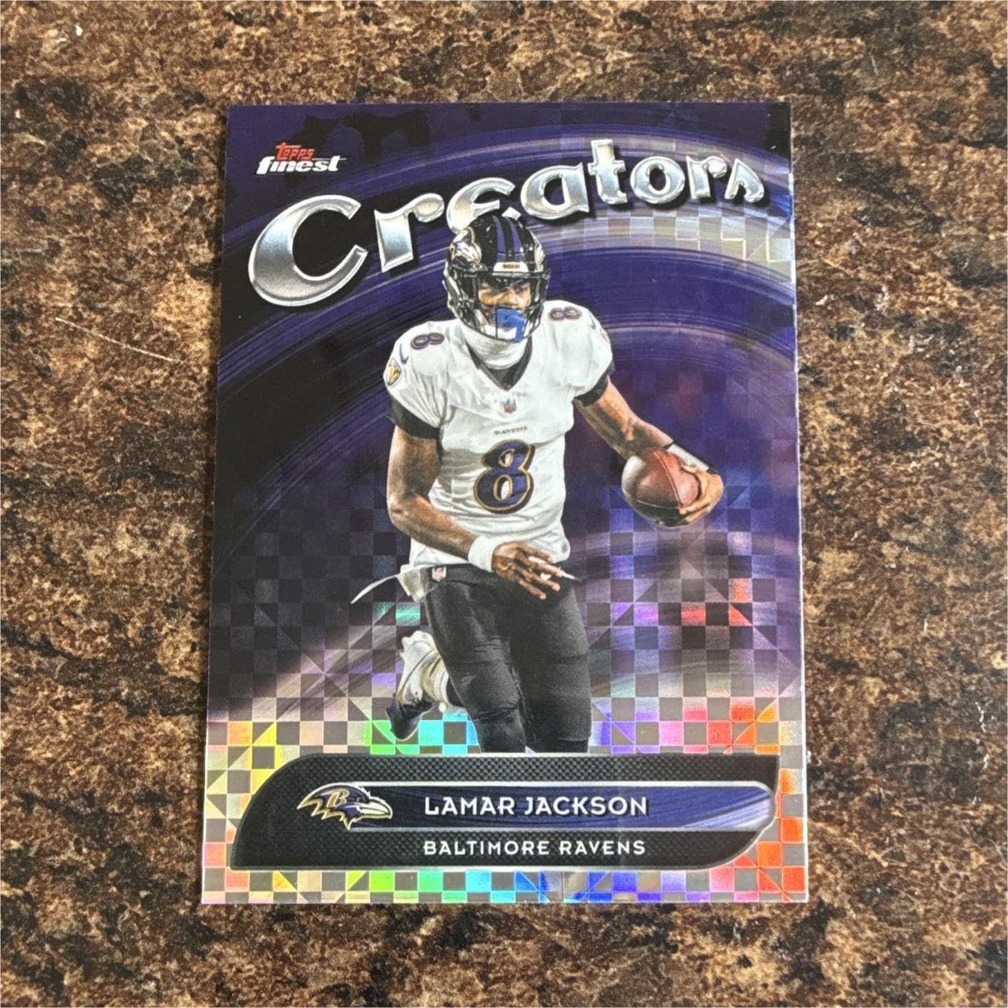 Finest Football Lamar 2025 Topps