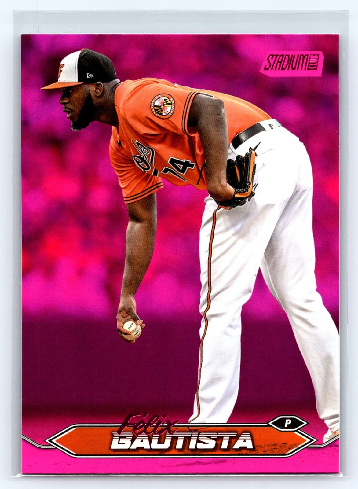 Feliz Bautista Pink 2024 Topps Stadium Club 2024 Topps Stadium Club