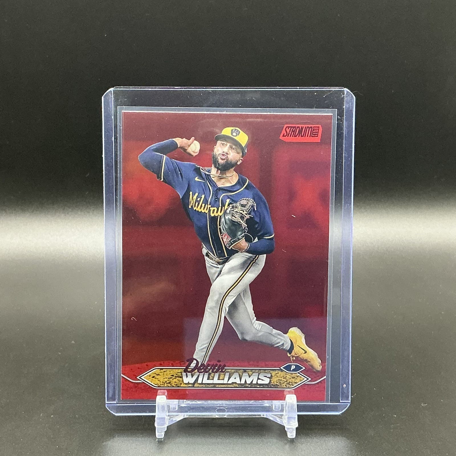 Devin Williams Red 2024 Topps Stadium Club 2024 Topps Stadium Club