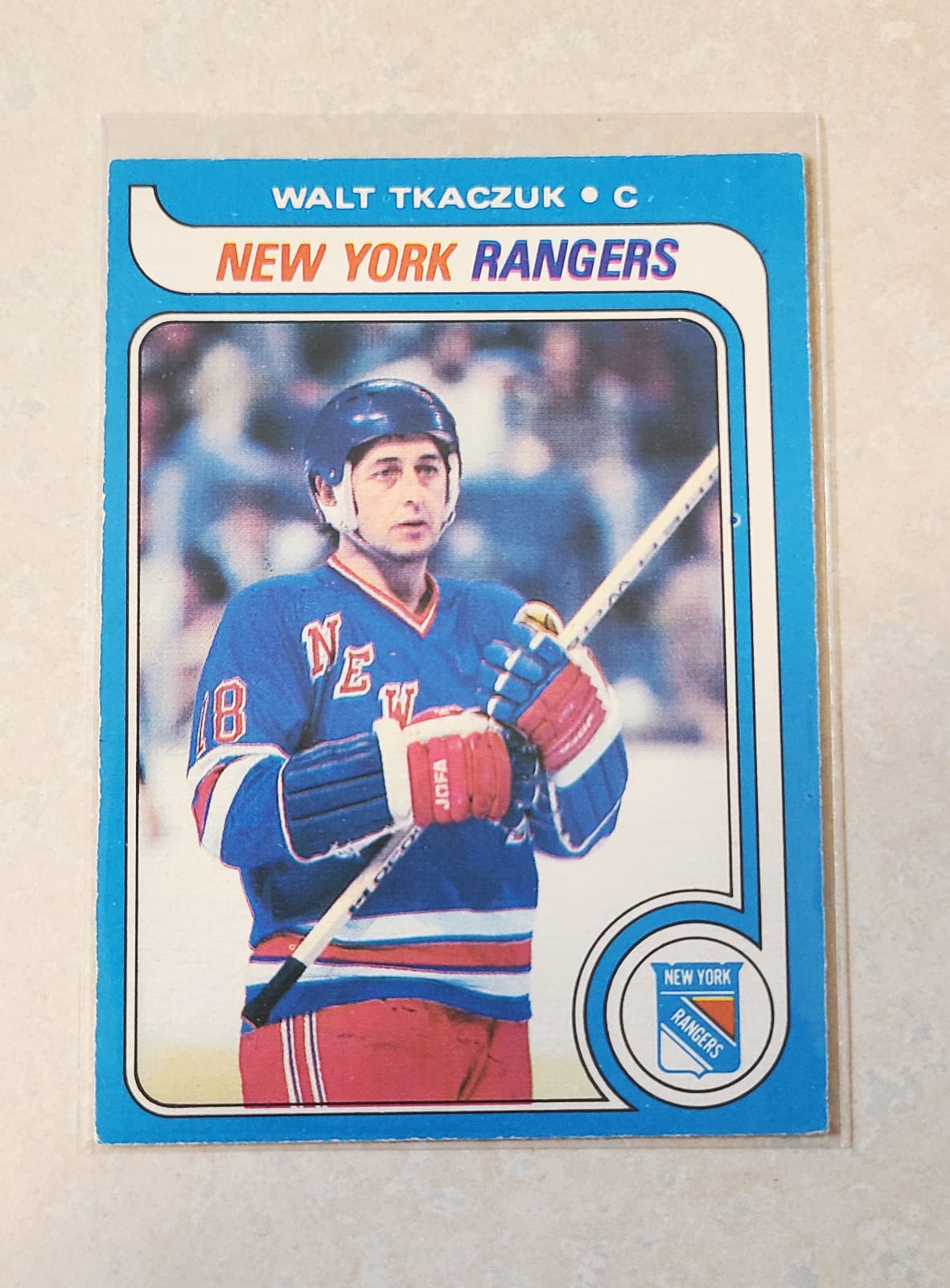 Walt Tkaczuk trading card