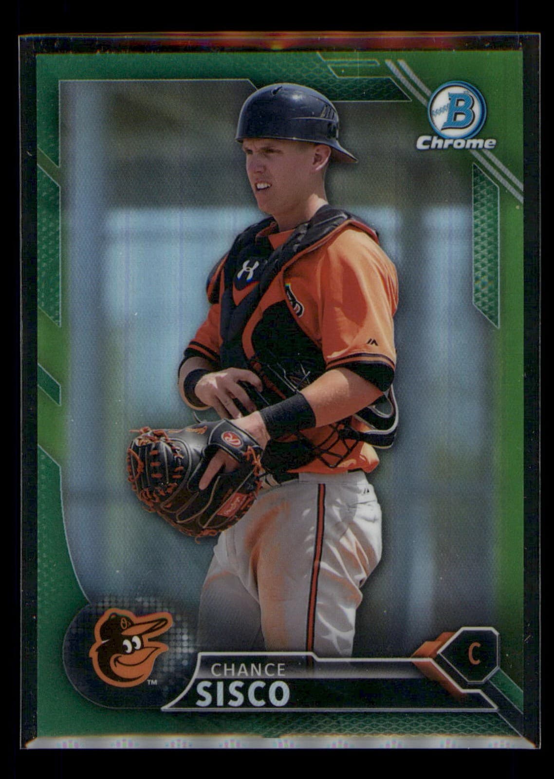 Chance Sisco Prospects 2016 Bowman 2016 Bowman green-refractor