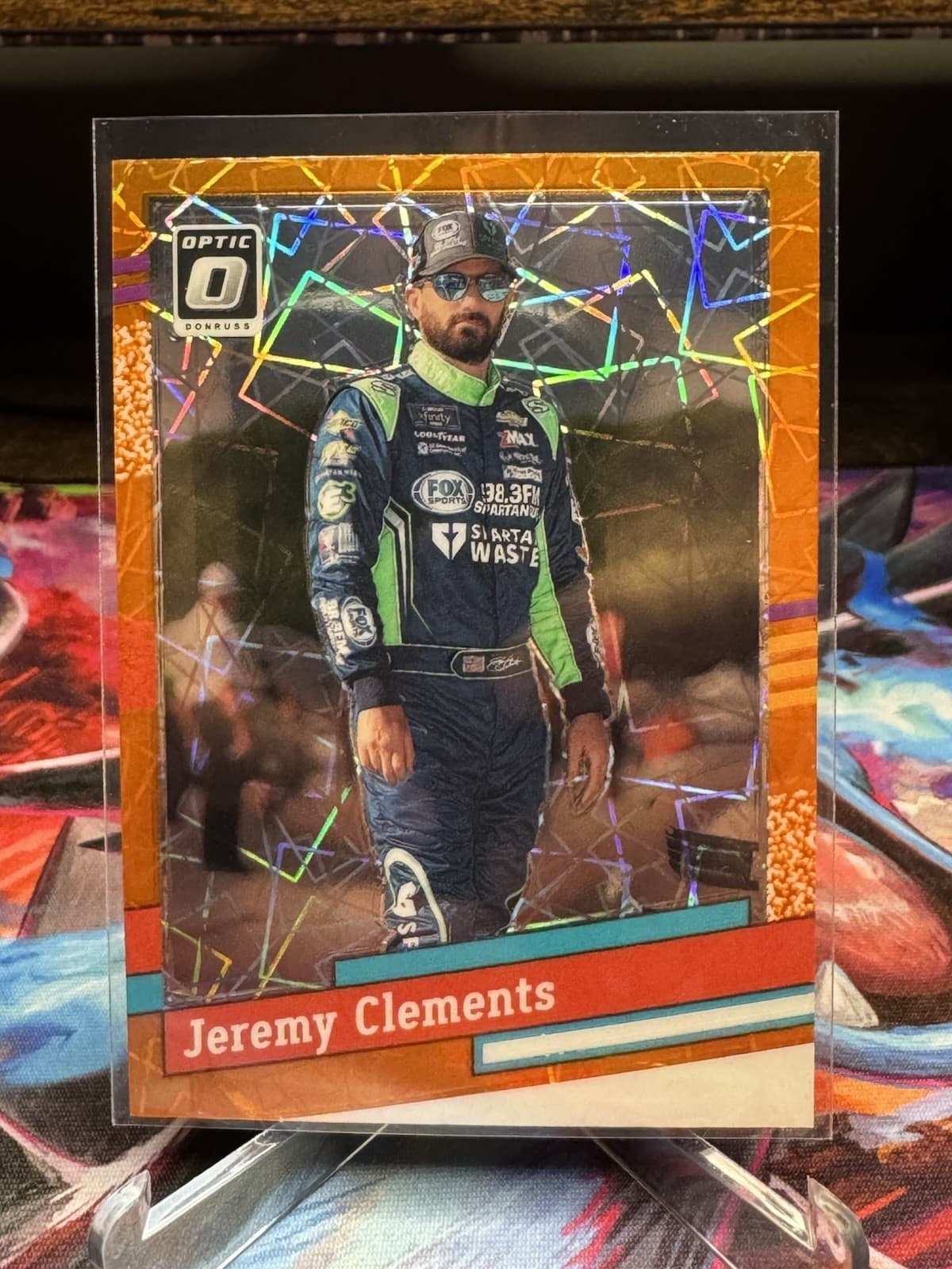 Retro Jeremy Clements 2024 Panini 2024 Panini orange-velocity