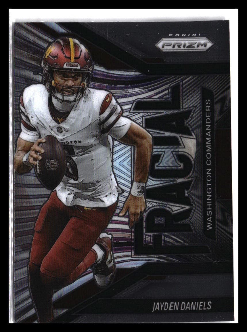 Jayden Daniels Fractal 2025 Panini Prizm 2025 Panini Prizm