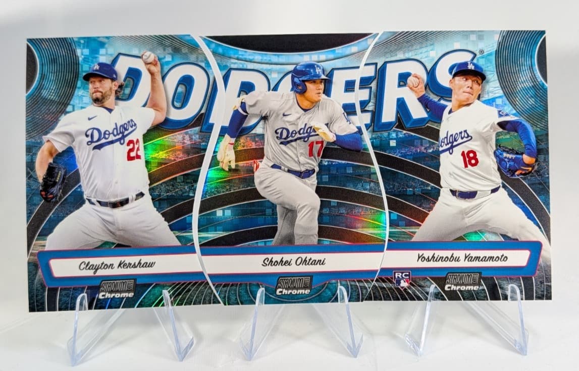 Triumvirates Dodgers Set 2024 Topps Stadium Club
