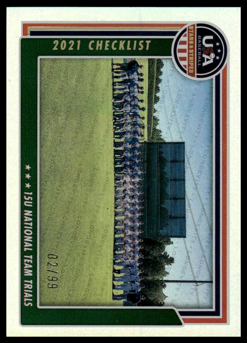 Team Trials Checklist 2022 Panini 2022 Panini gold-holo