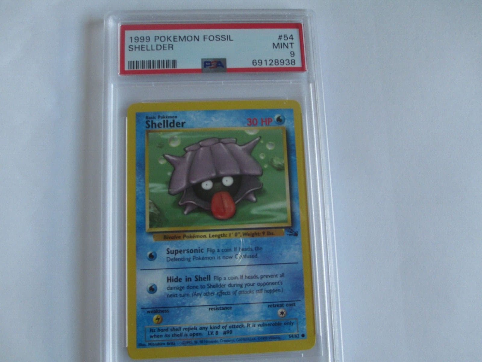Shellder 1999 Pokemon Fossil example 3