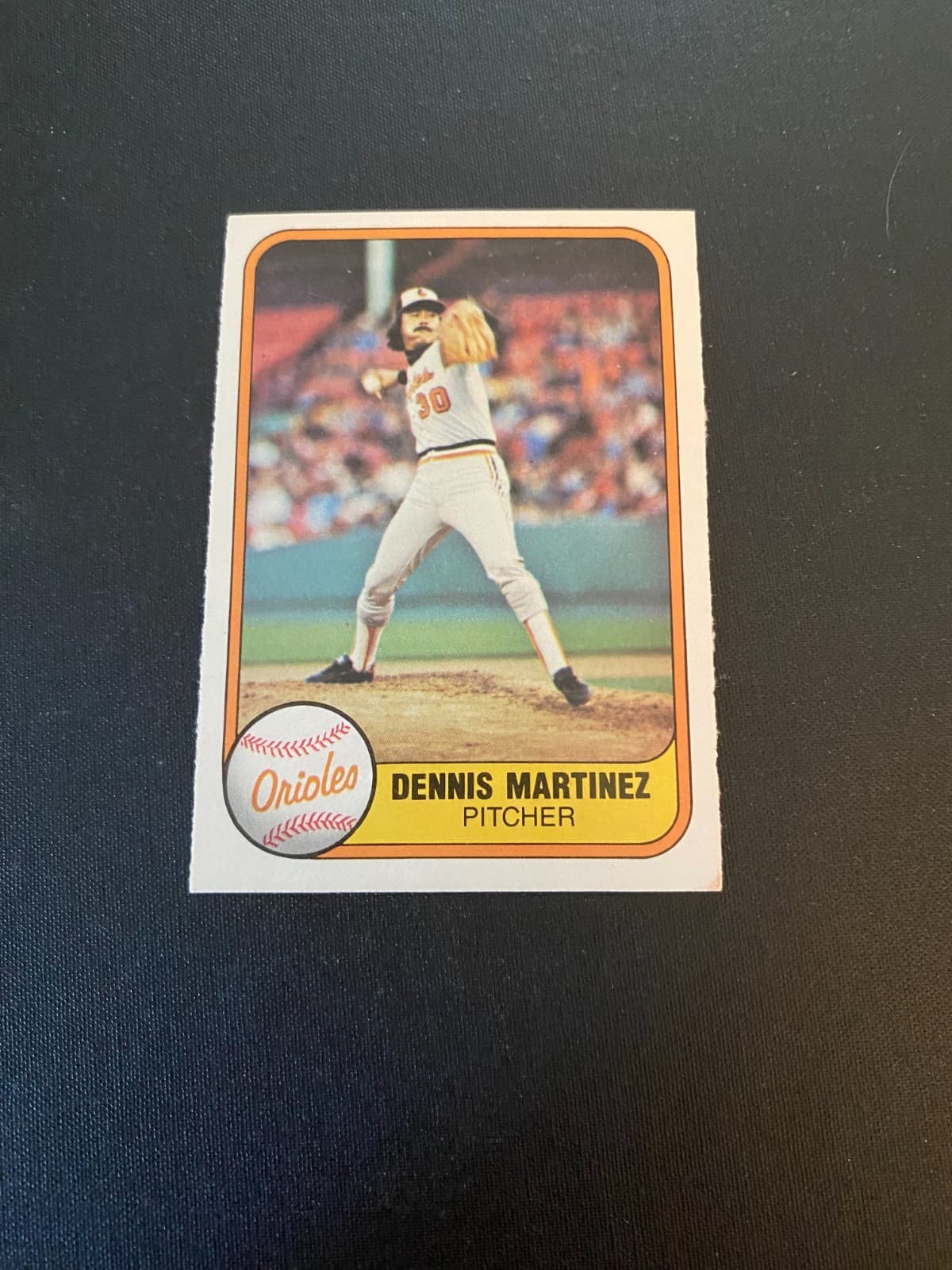 Dennis Martinez 1981 Fleer
