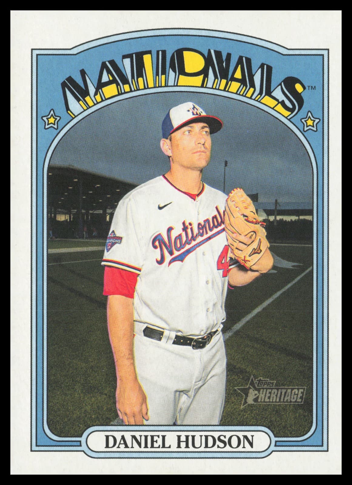 Daniel Hudson Washington 2021 Topps Heritage 2021 Topps Heritage