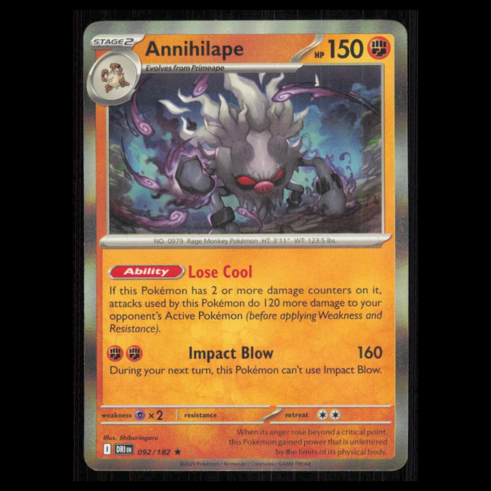 Annihilape Scarlet 2025 Unknown 2025 Unknown