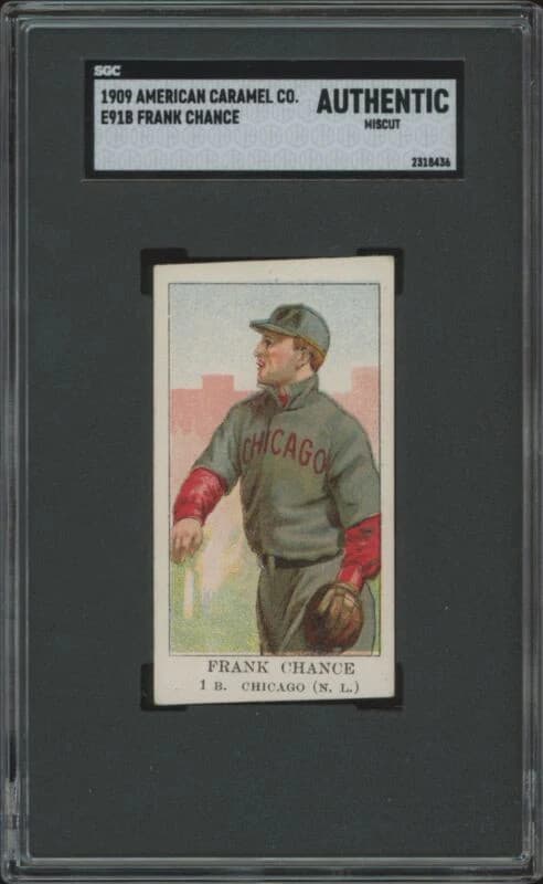 E91-B FRANK CHANCE NNO EX AMER 1909 Unknown