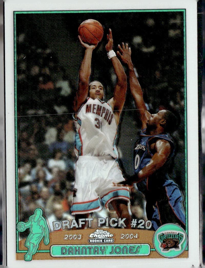 Dahntay Jones 2003 Topps Chrome 2003 Topps Chrome refractor