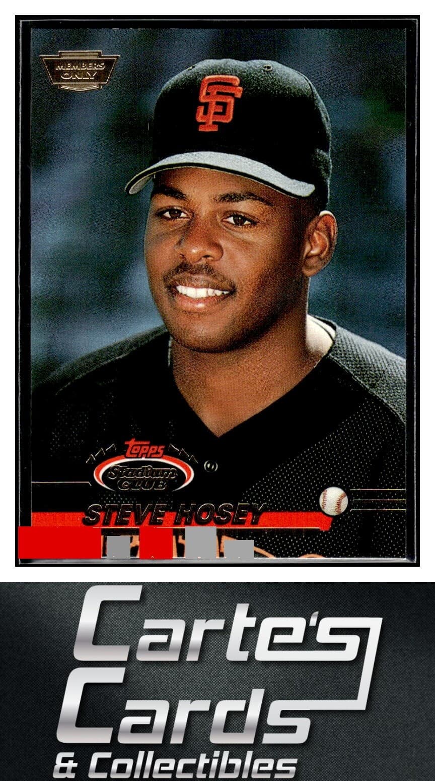 Steve Hosey Members 1993 Topps Stadium Club