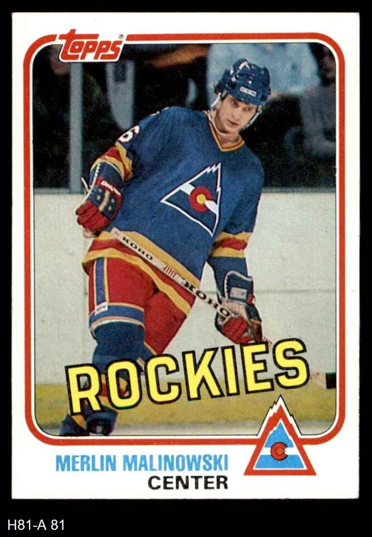 Merlin Malinowski West 1981 Topps