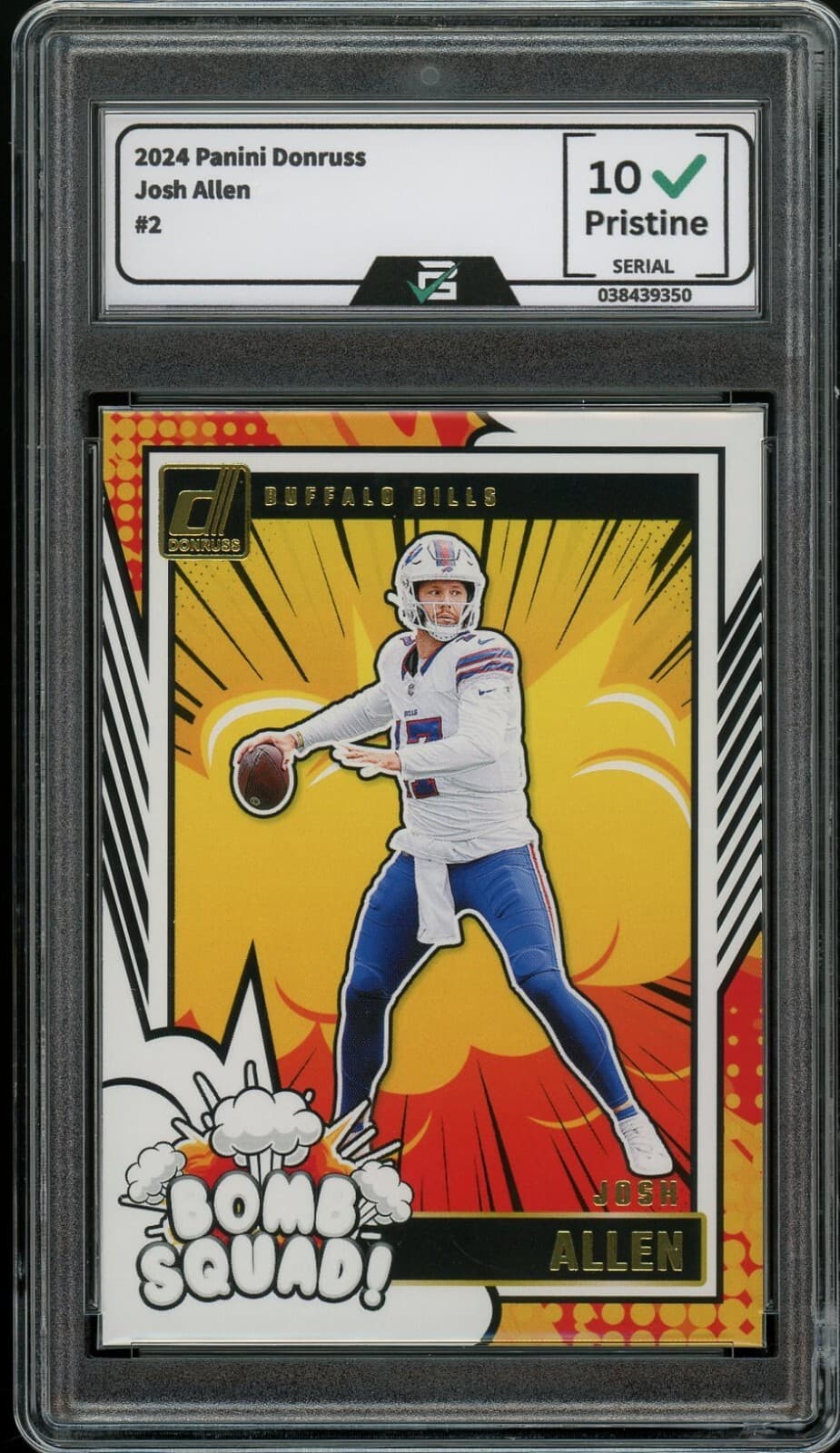 Josh Allen 2024 panini Panini Donruss