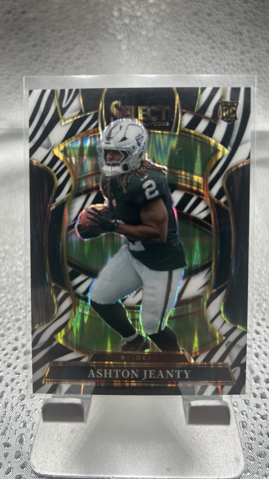Ashton Jeanty Zebra 2025 Panini Select 2025 Panini Select