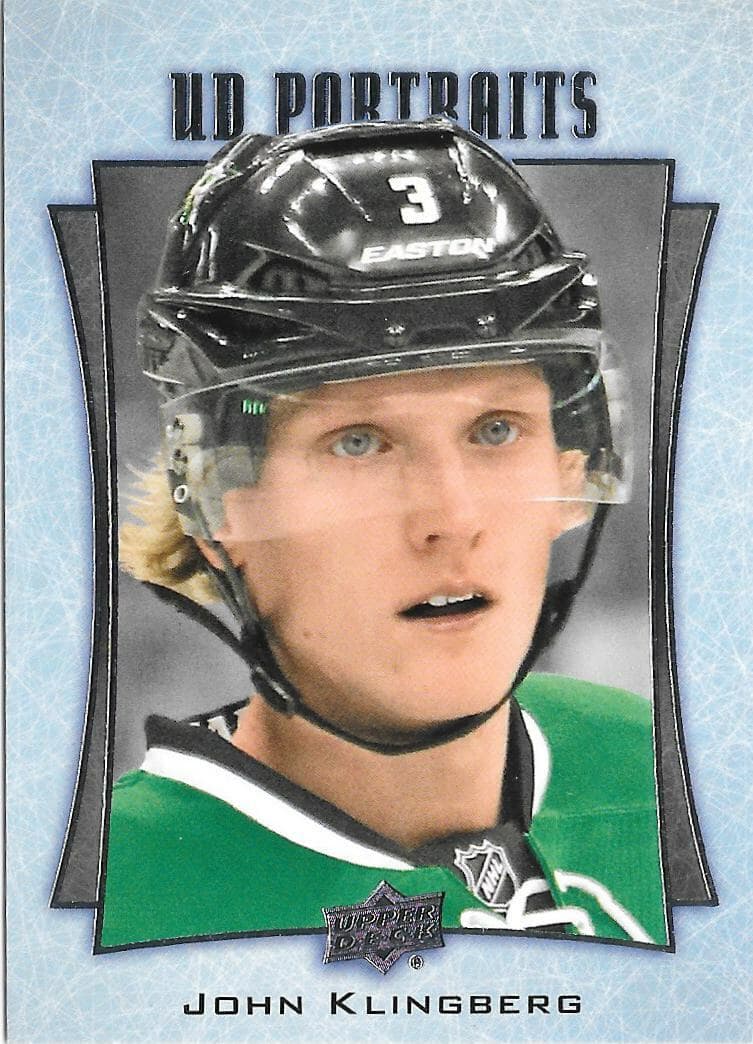 -17 Hockey 1 JOHN KLINGBERG UD 2016 Upper Deck 2016 Upper Deck