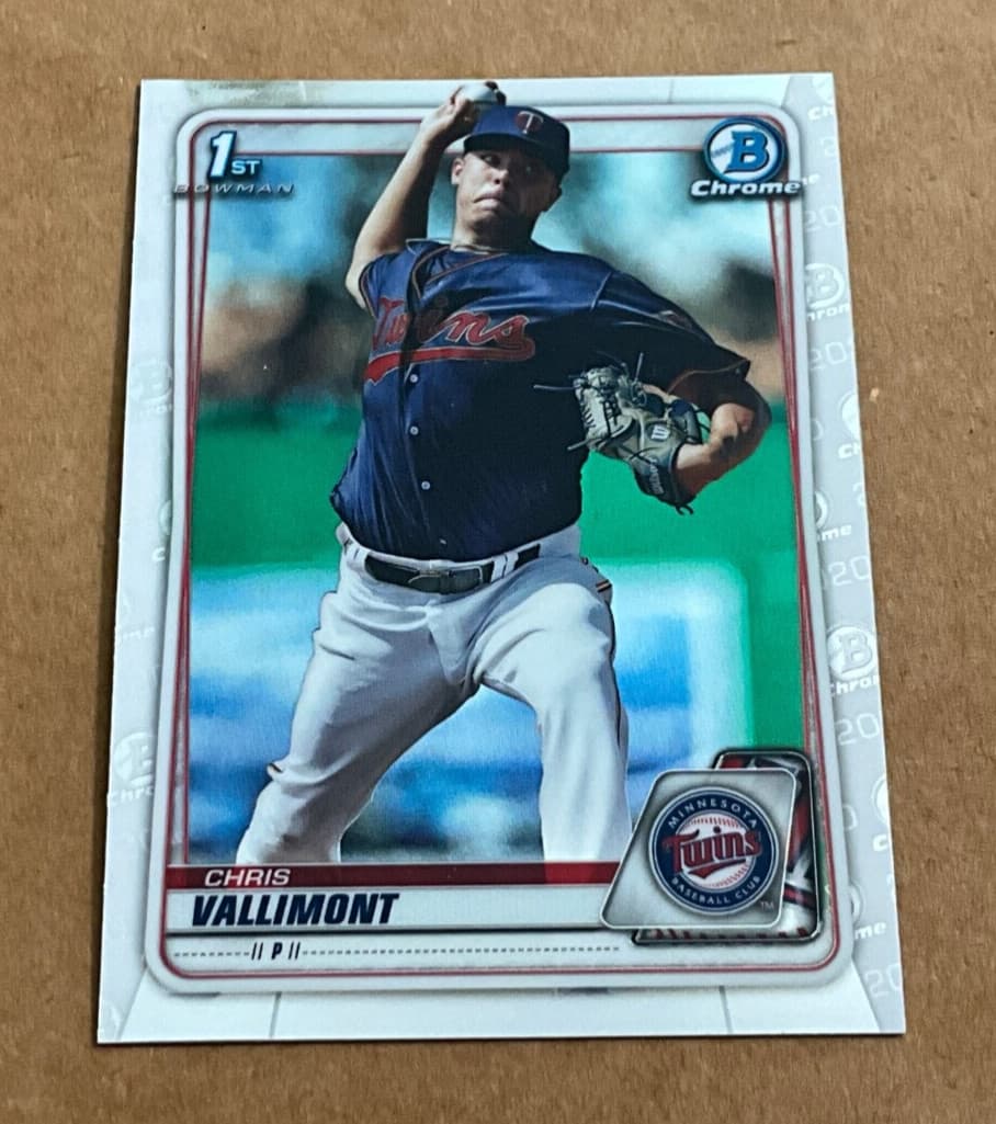 Chris Vallimont Minnesota 2020 Bowman Chrome