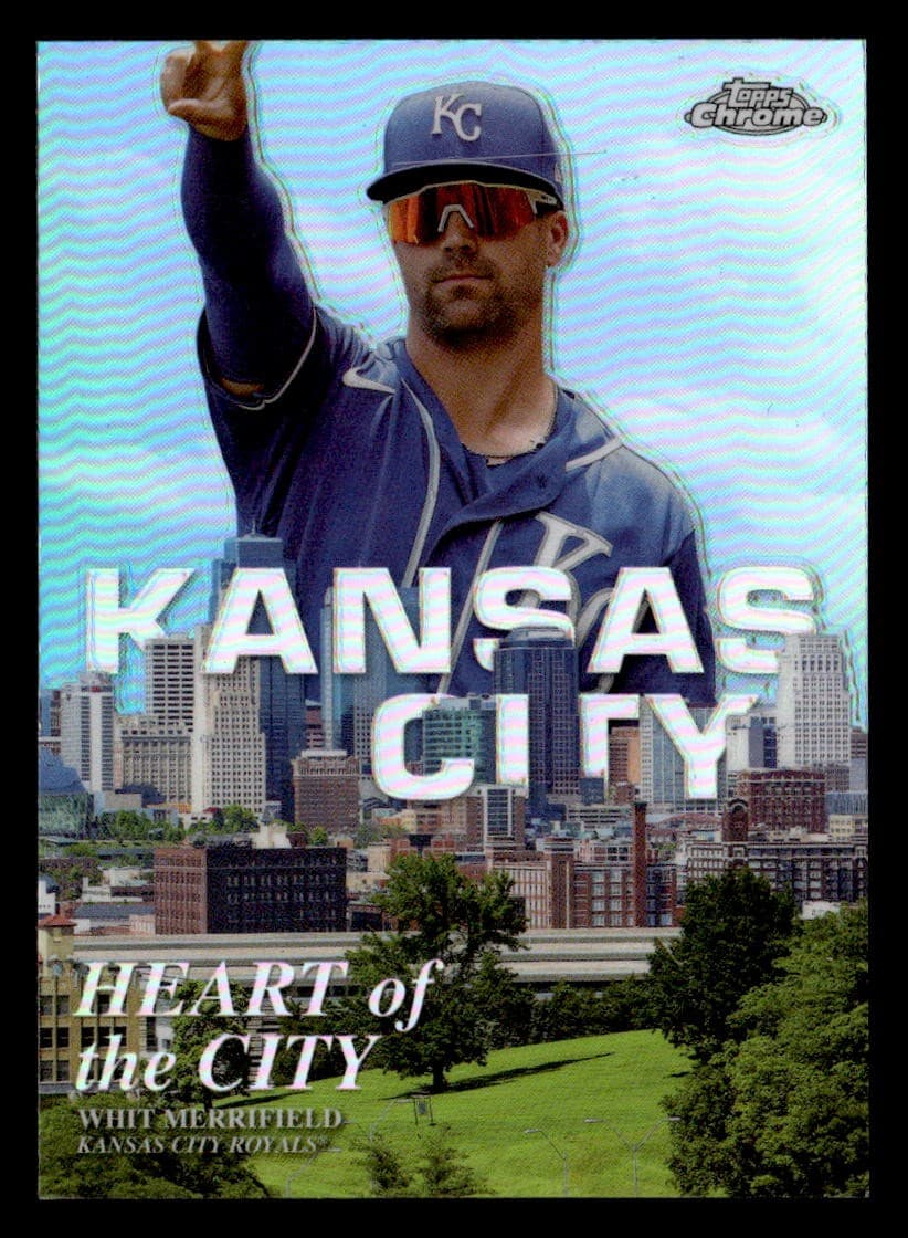 Whit Merrifield Heart 2022 Topps Chrome 2022 Topps Chrome