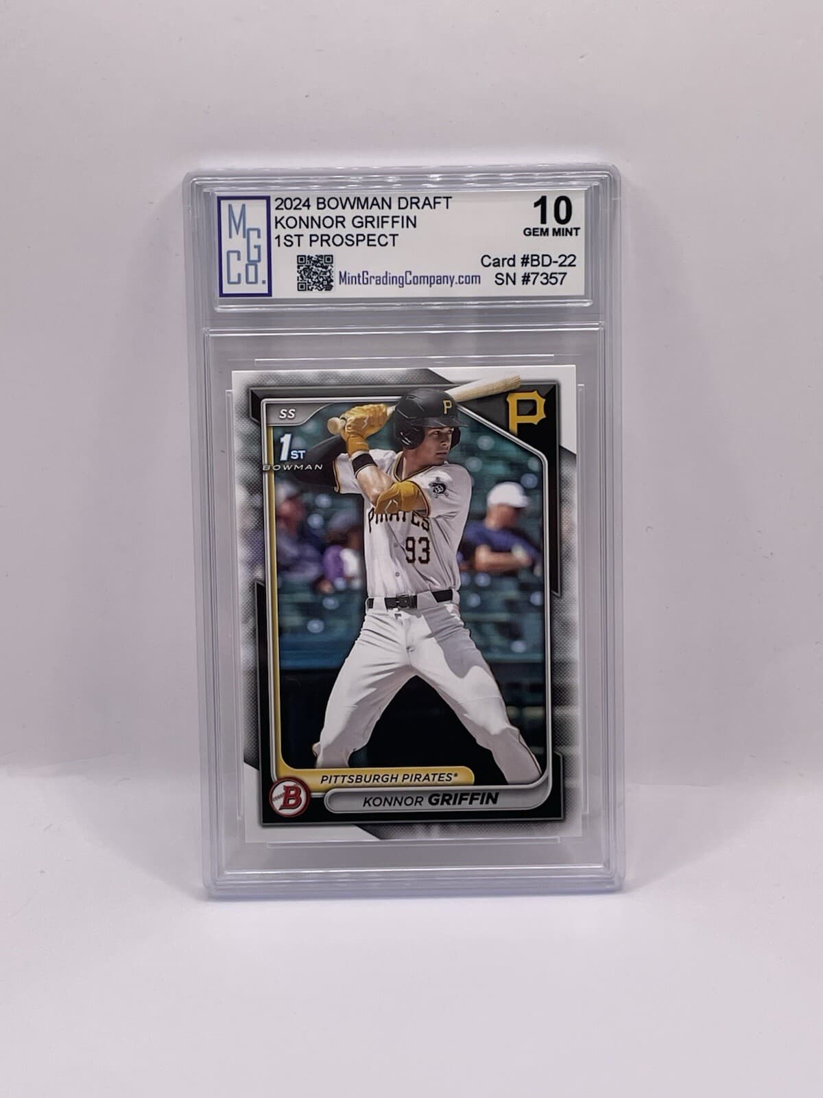 Konnor Griffin 2024 bowman Bowman Draft