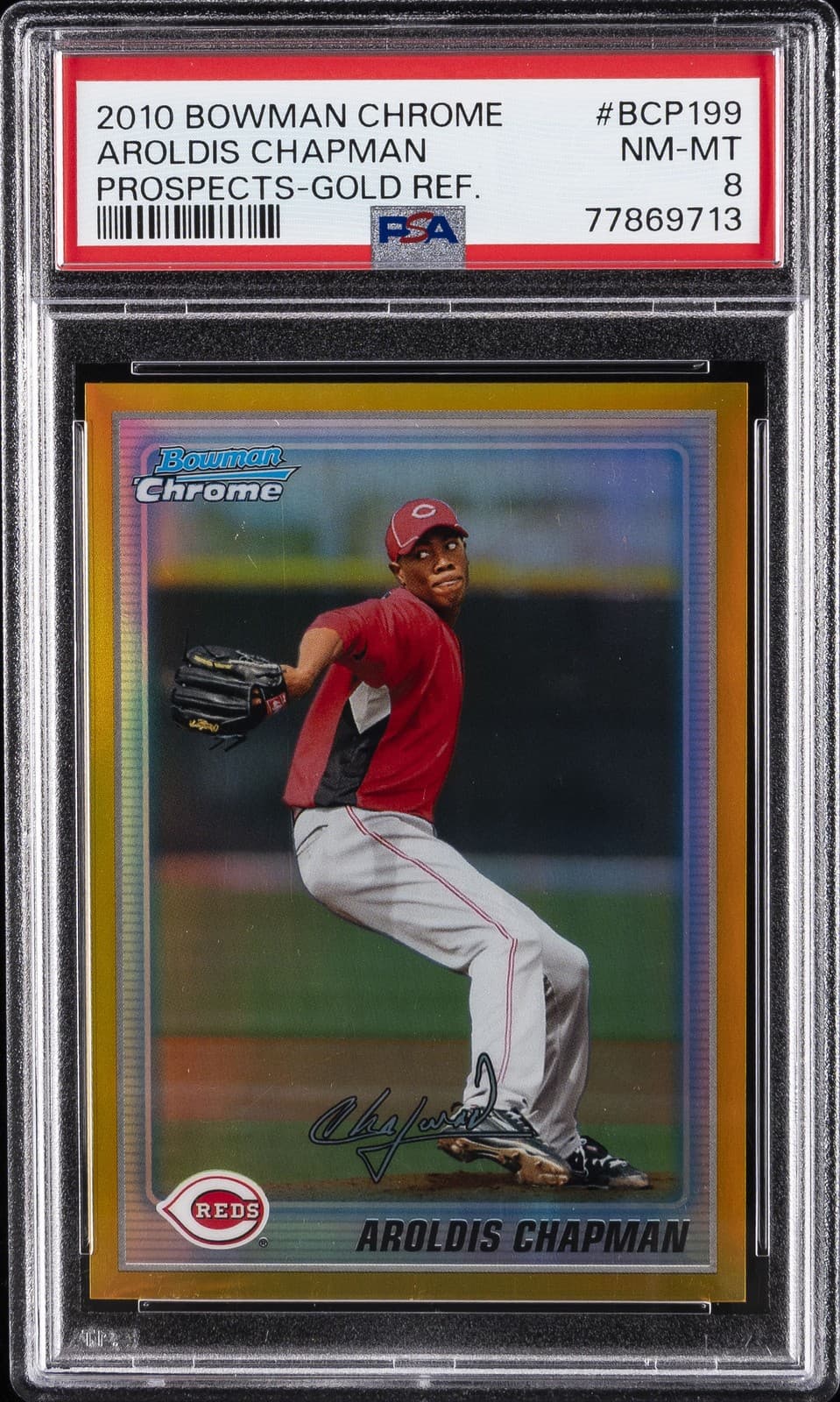 PROSPECTS GOLD AROLDIS CHAPMAN 2010 Bowman Chrome 2010 Bowman Chrome