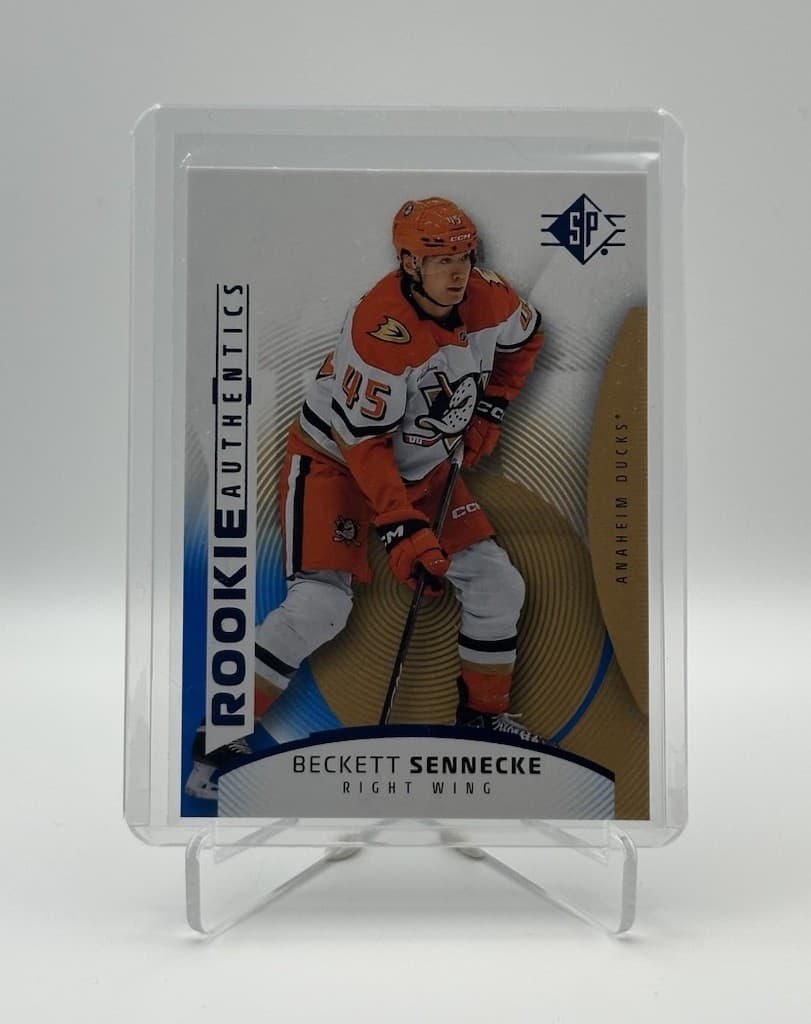 Beckett Sennecke trading card