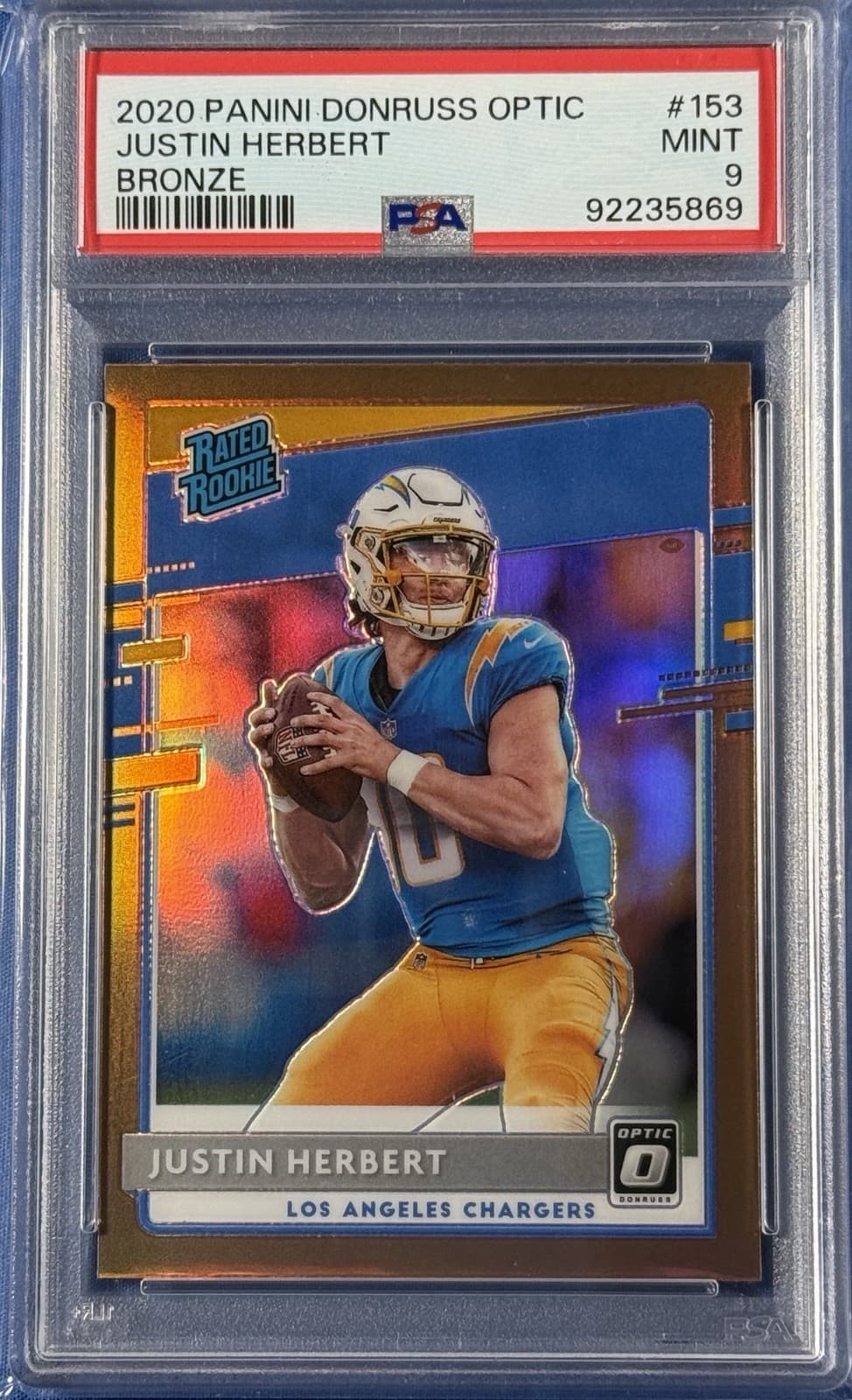 DONRUSS OPTIC BRONZE JUSTIN HE 2020 Panini 2020 Panini