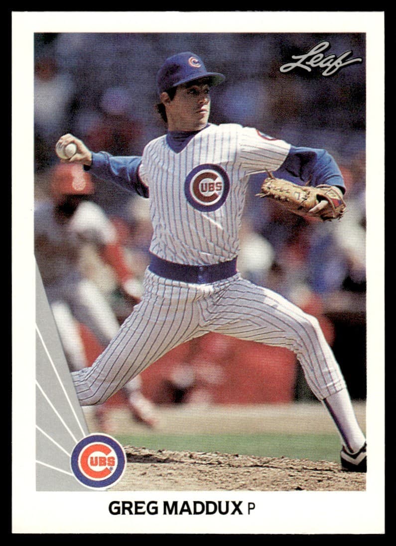 Greg Maddux 1990 Leaf